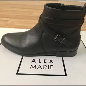 Alex Marie Buckle Detailed ankle boots
